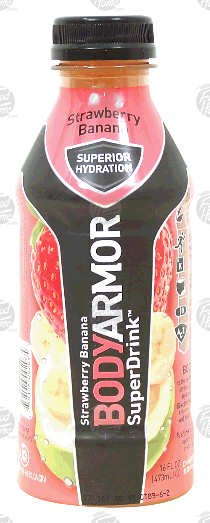 Body Armor Super Drink strawberry banana, 10% coconut water Full-Size Picture